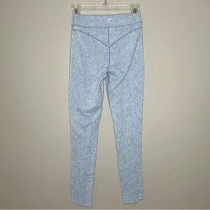 Gymshark Dry Fluer Texture High Rise Leggings Blue Size Small